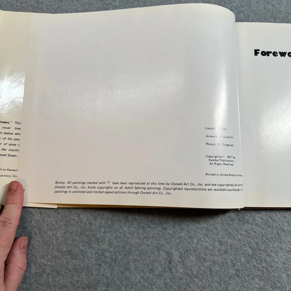 Adolf Sehring and Realism Levin Houston‎ 1977 Art Book Kembel Publications
